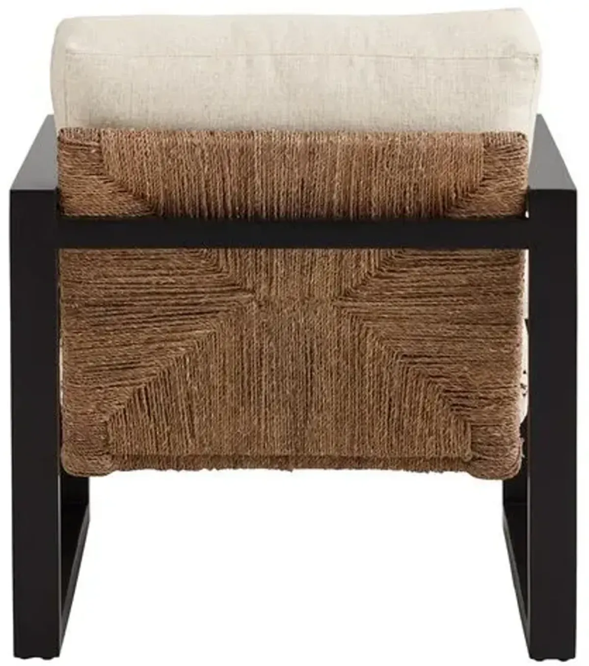 Effie Exposed Wood Chair - Crypton Linen - Handcrafted - Beige