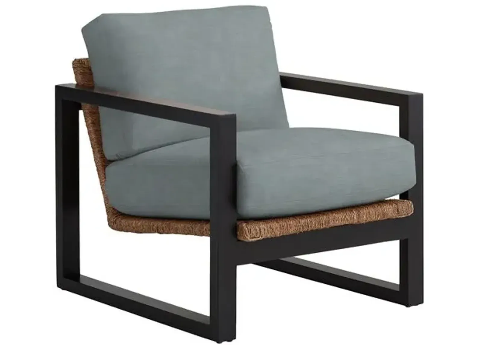 Effie Exposed Wood Chair - Crypton Linen - Handcrafted