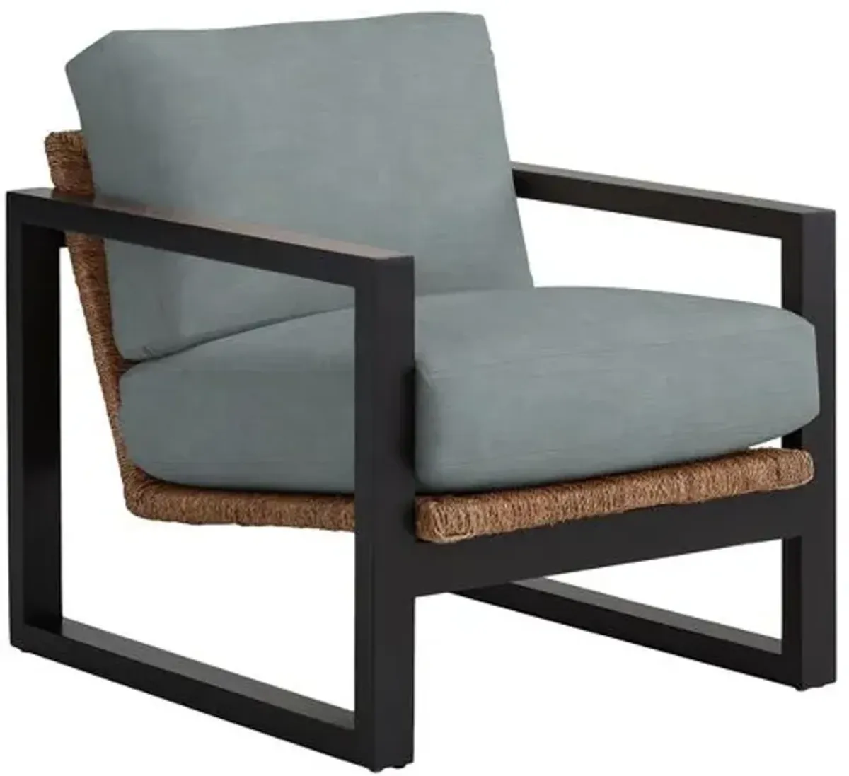 Effie Exposed Wood Chair - Crypton Linen - Handcrafted