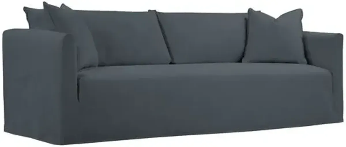 Wesley Slipcover Bench-Seat Sofa