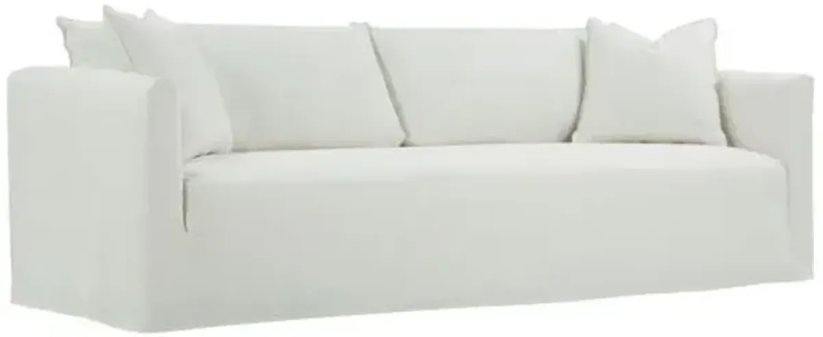 Wesley Slipcover Bench-Seat Sofa
