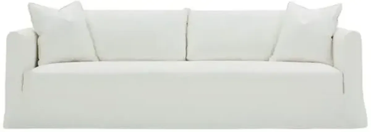 Wesley Slipcover Bench-Seat Sofa