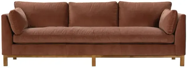 Apollo Velvet Bench-Seat Sofa