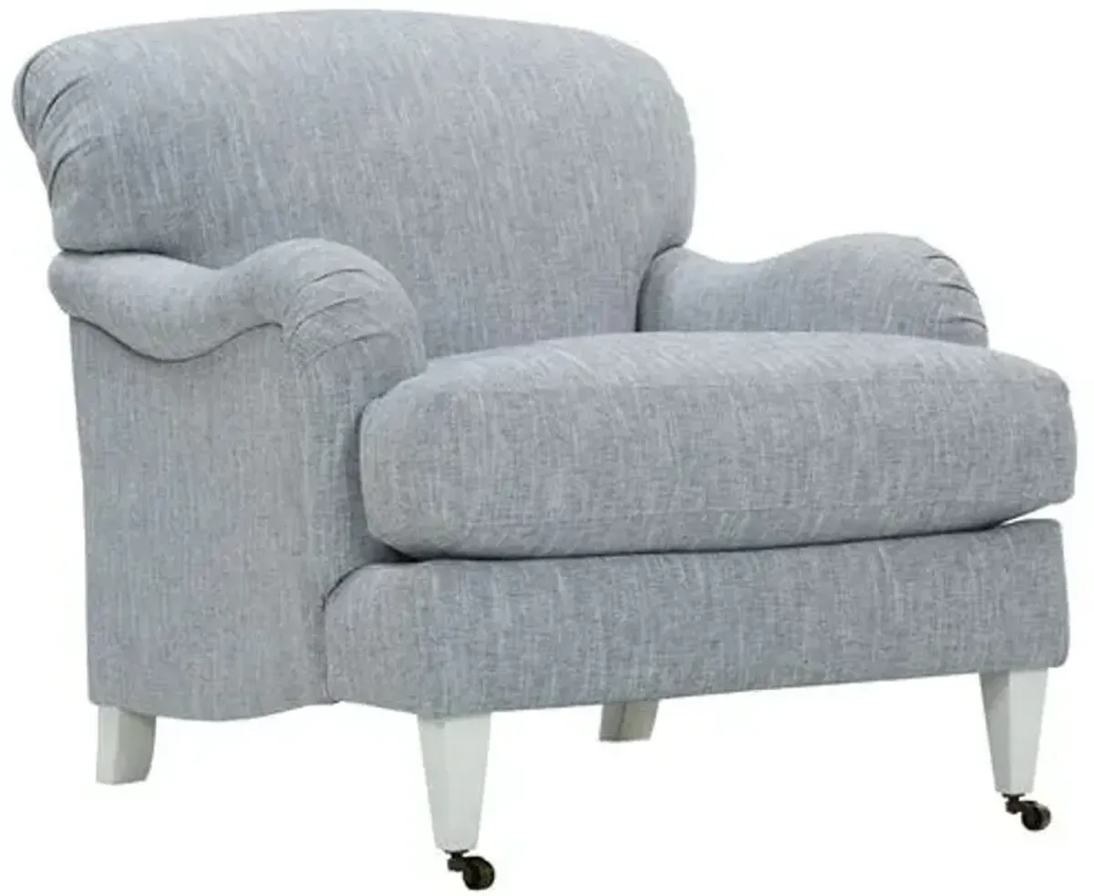 Hayes Club Chair - Soft Blue