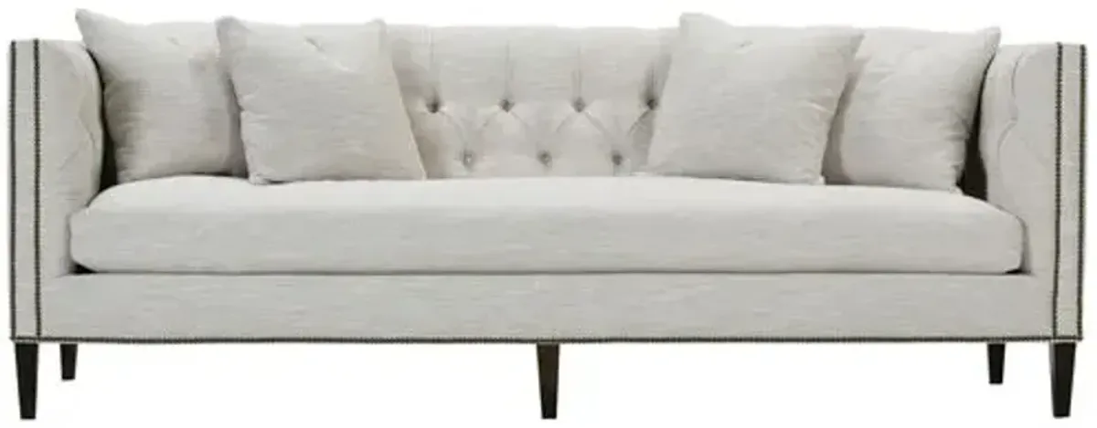 Ella Tufted Sofa - Natural