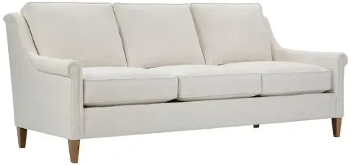 Mackenzie Roll-Arm Sofa - Natural