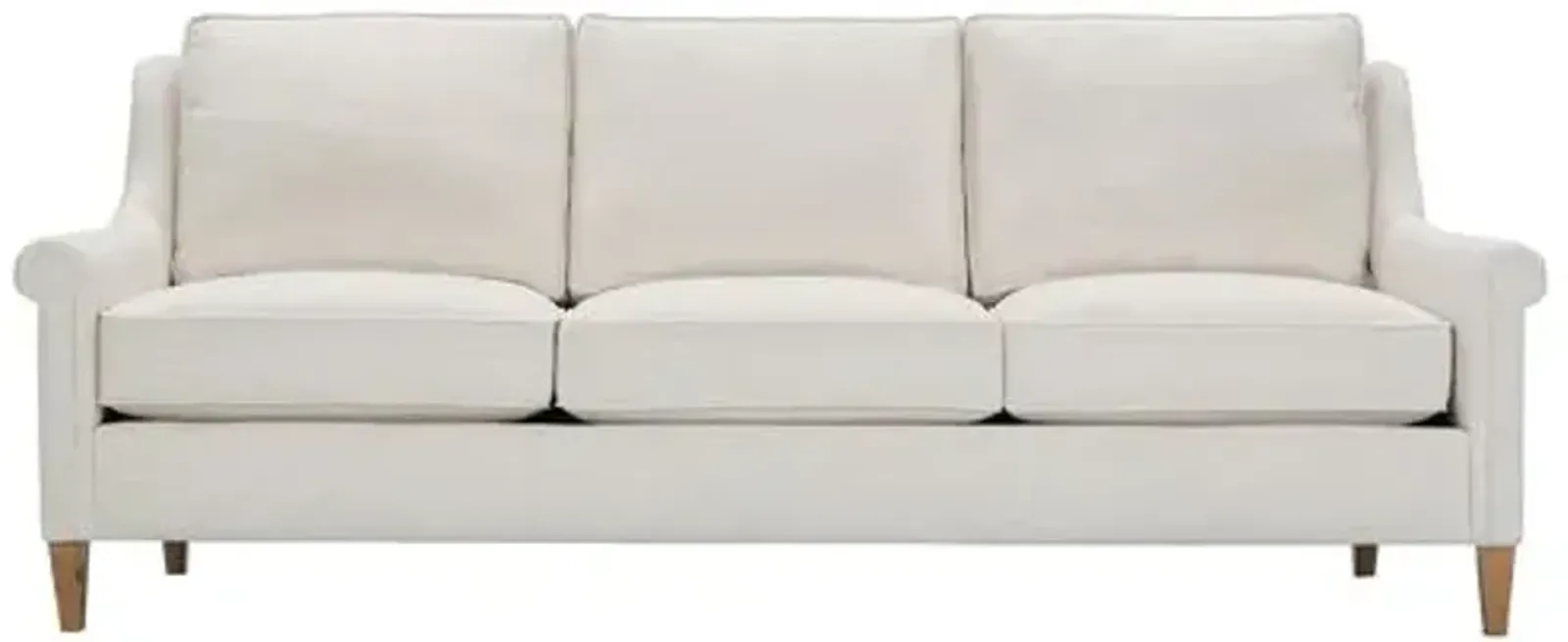 Mackenzie Roll-Arm Sofa - Natural