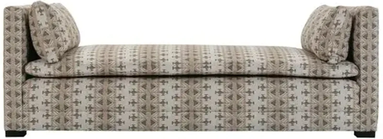 Juniper Daybed - Cocoa Geometric - Comfortable, Sturdy