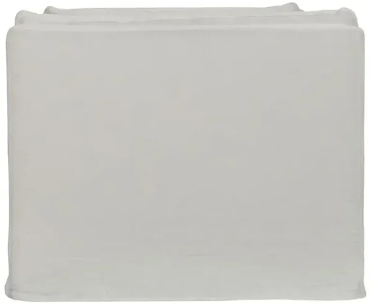 Juniper Slipcover Daybed - Chalk White Linen - Comfortable, Sturdy