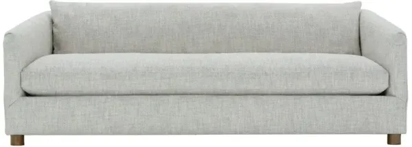 Mabel Curved Back Sofa, Platinum Boucle