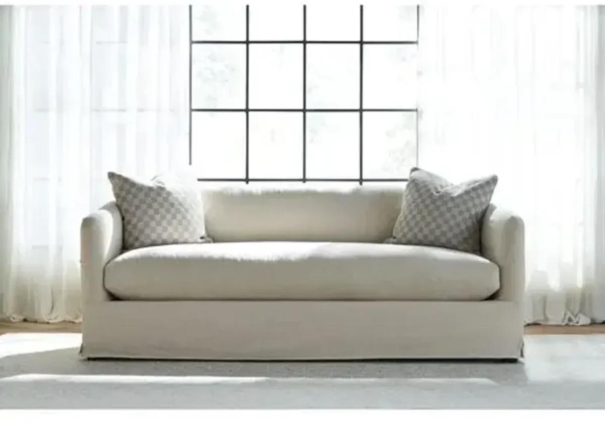 Mabel Slipcover Sofa - Beige