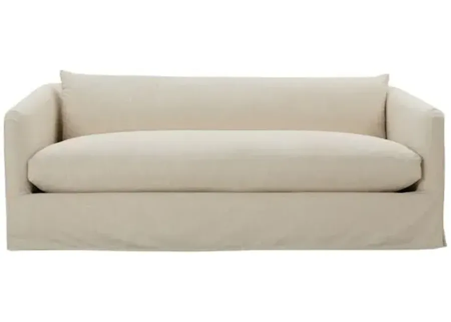 Mabel Slipcover Sofa - Beige