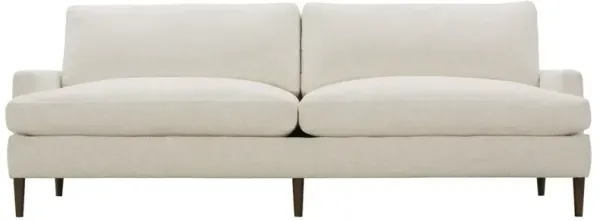 Georgie Slim Track-Arm Sofa, Bone White Performance