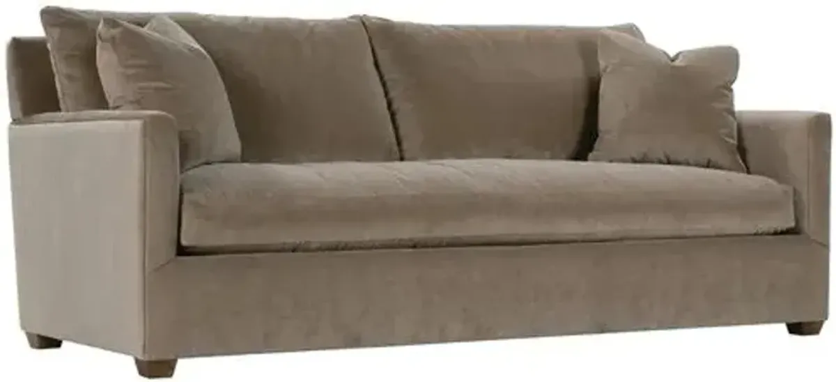 Vivian Sofa - Straw Velvet