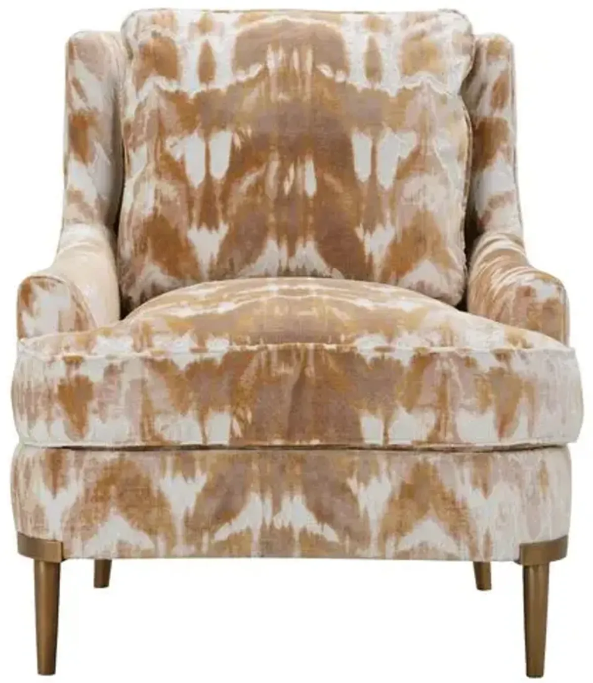 Jessel Accent Chair - Rose Ikat - Pink, Comfortable, Durable