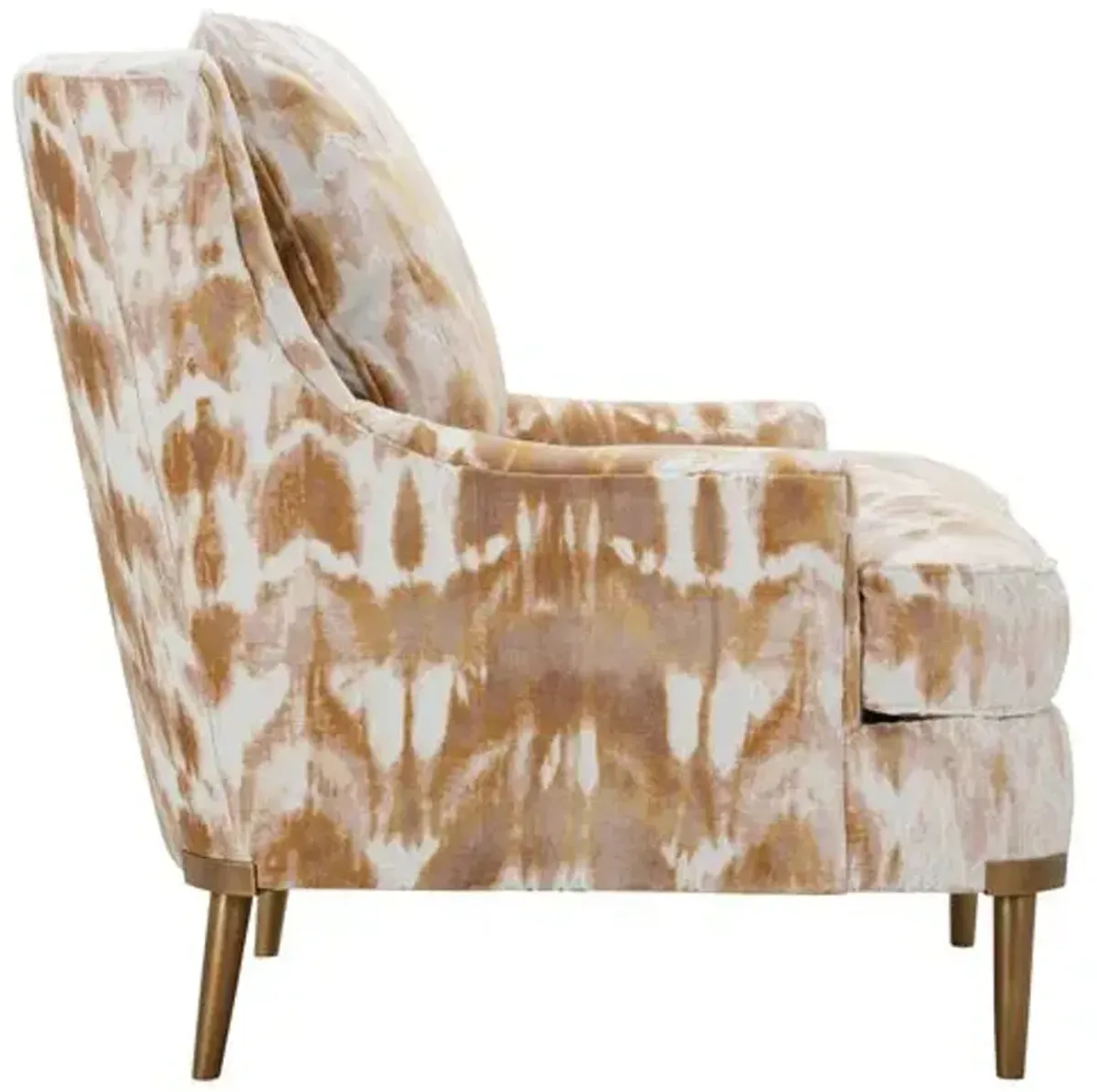 Jessel Accent Chair - Rose Ikat - Pink, Comfortable, Durable