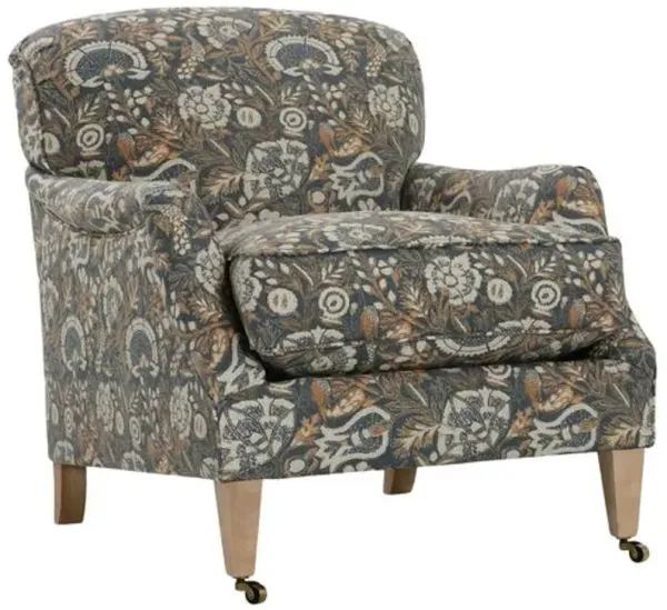 Elodie Accent Chair - Midnight Floral, Comfortable, Durable