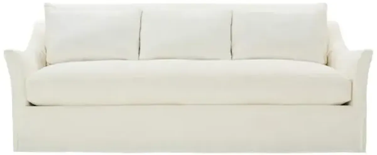 Elian Slipcover Bench-Seat Sofa