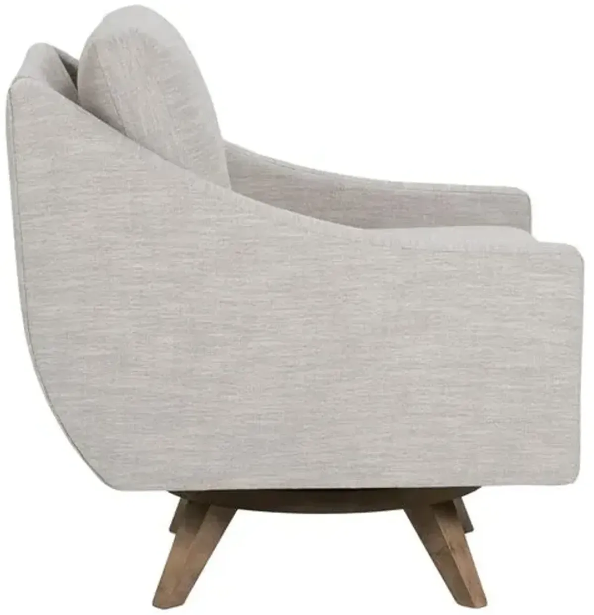 Nash Swivel Chair - Pebble Grey