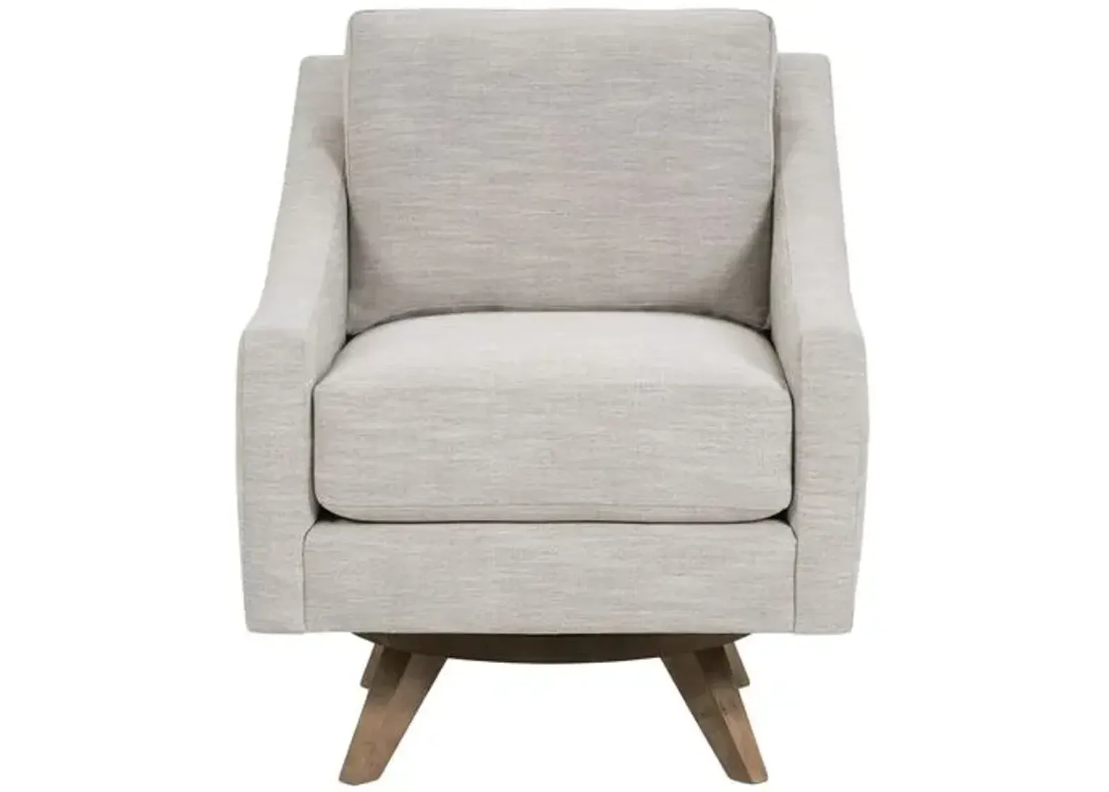 Nash Swivel Chair - Pebble Grey