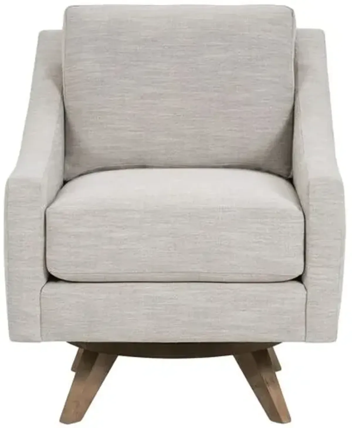 Nash Swivel Chair - Pebble Grey