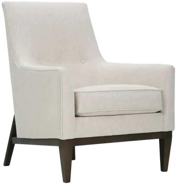 Zoya Accent Chair, Ivory