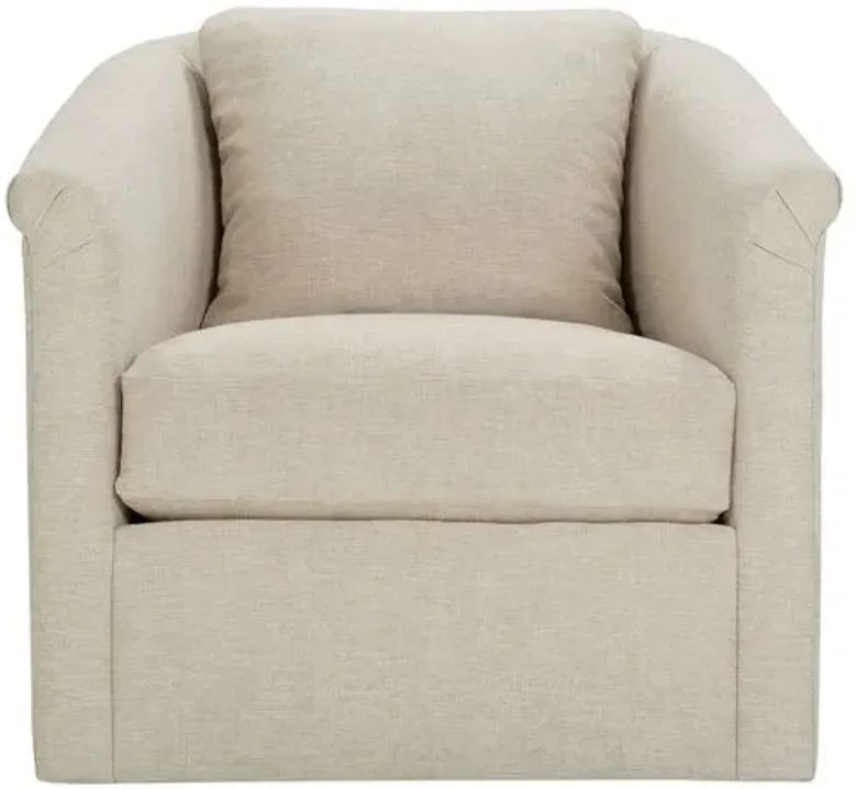 Jessa Swivel Chair - Sand