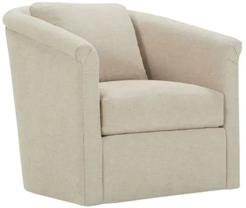 Jessa Swivel Chair - Sand