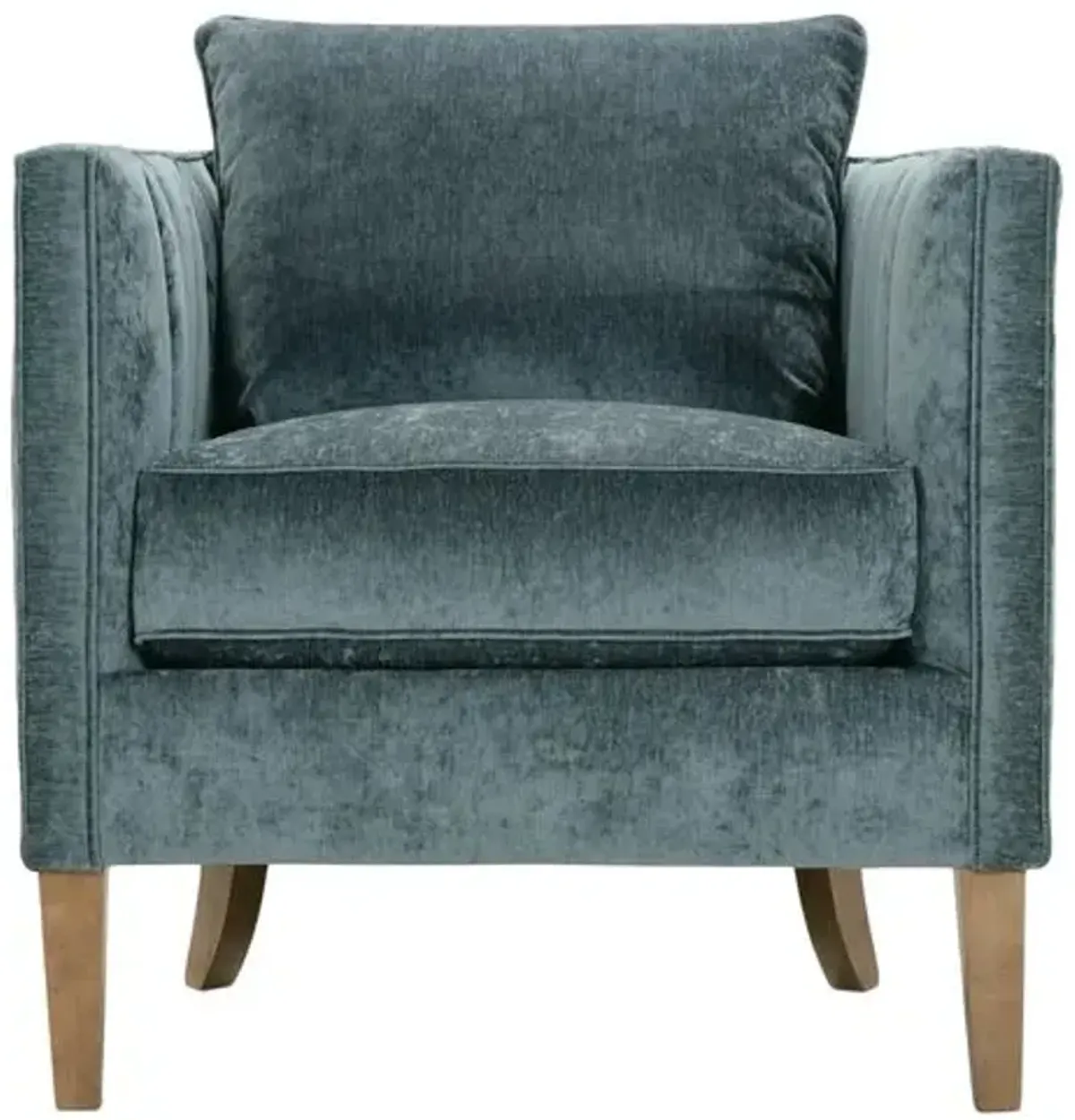 Mae Velvet Accent Chair - Adriatic Green, Comfortable, Durable