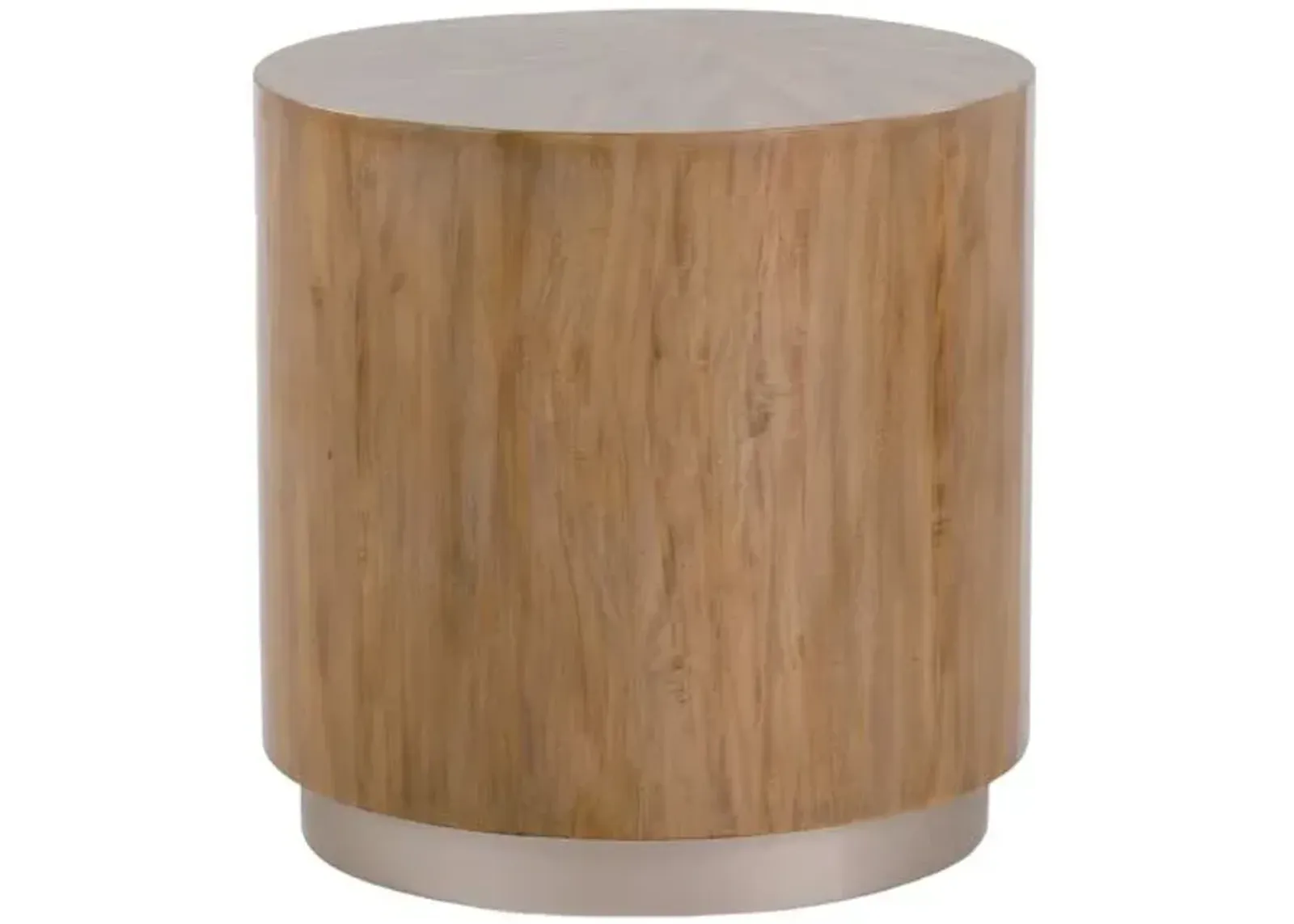 Bradford Round End Table - Palomino - Brown