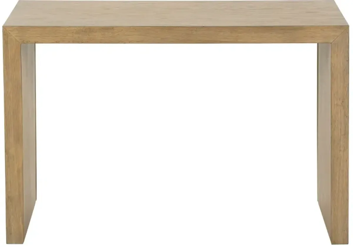 Agatha Oak Waterfall Cocktail Table, Natural