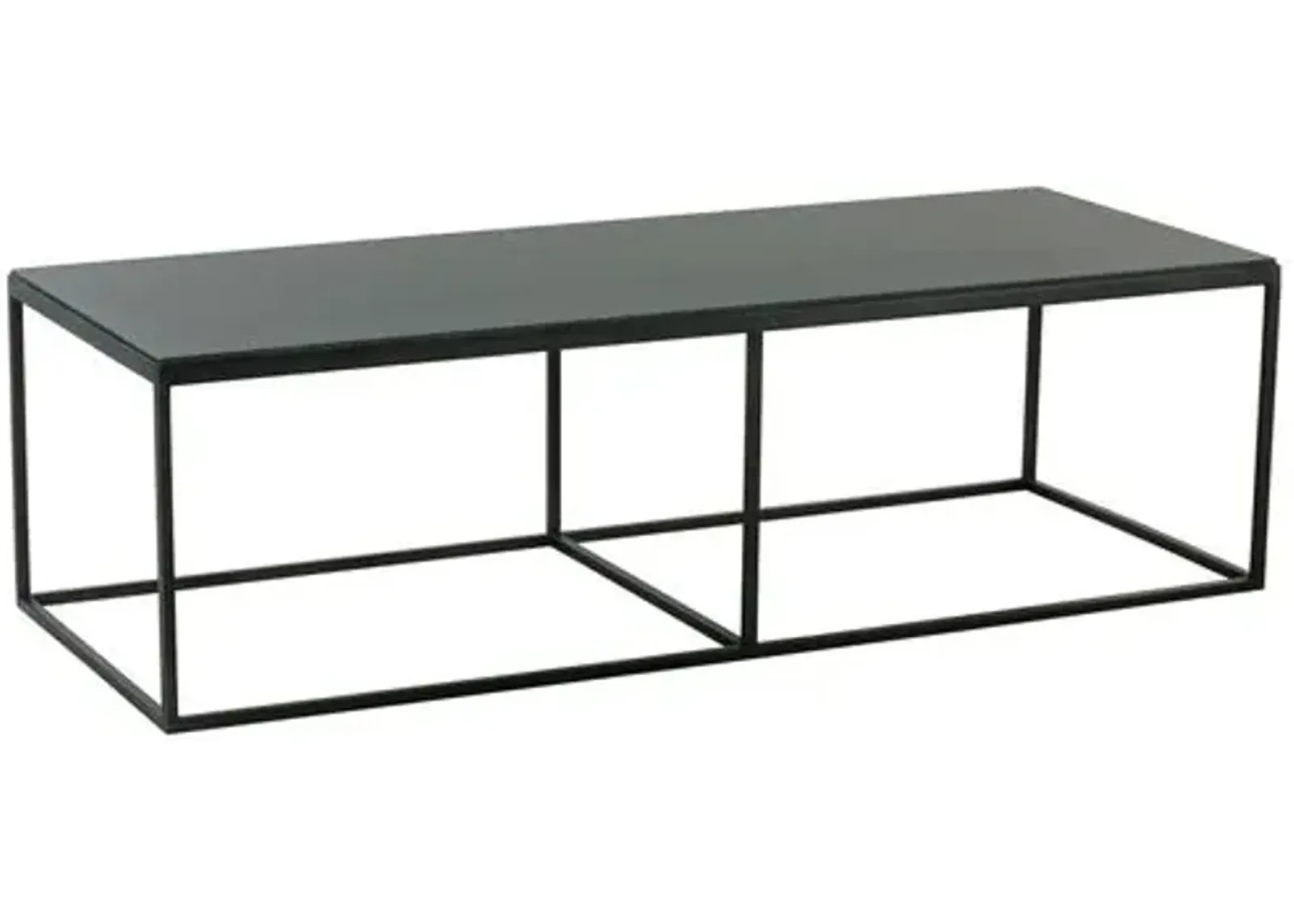 Emmerson Rectangular Iron Coffee Table - Black