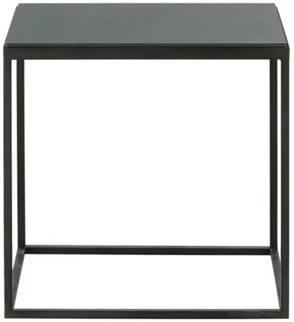 Emmerson Iron Side Table - Black