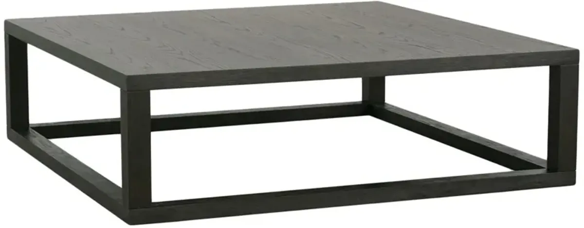 Rowan Rectangular Oak Veneer Coffee Table, Peppercorn