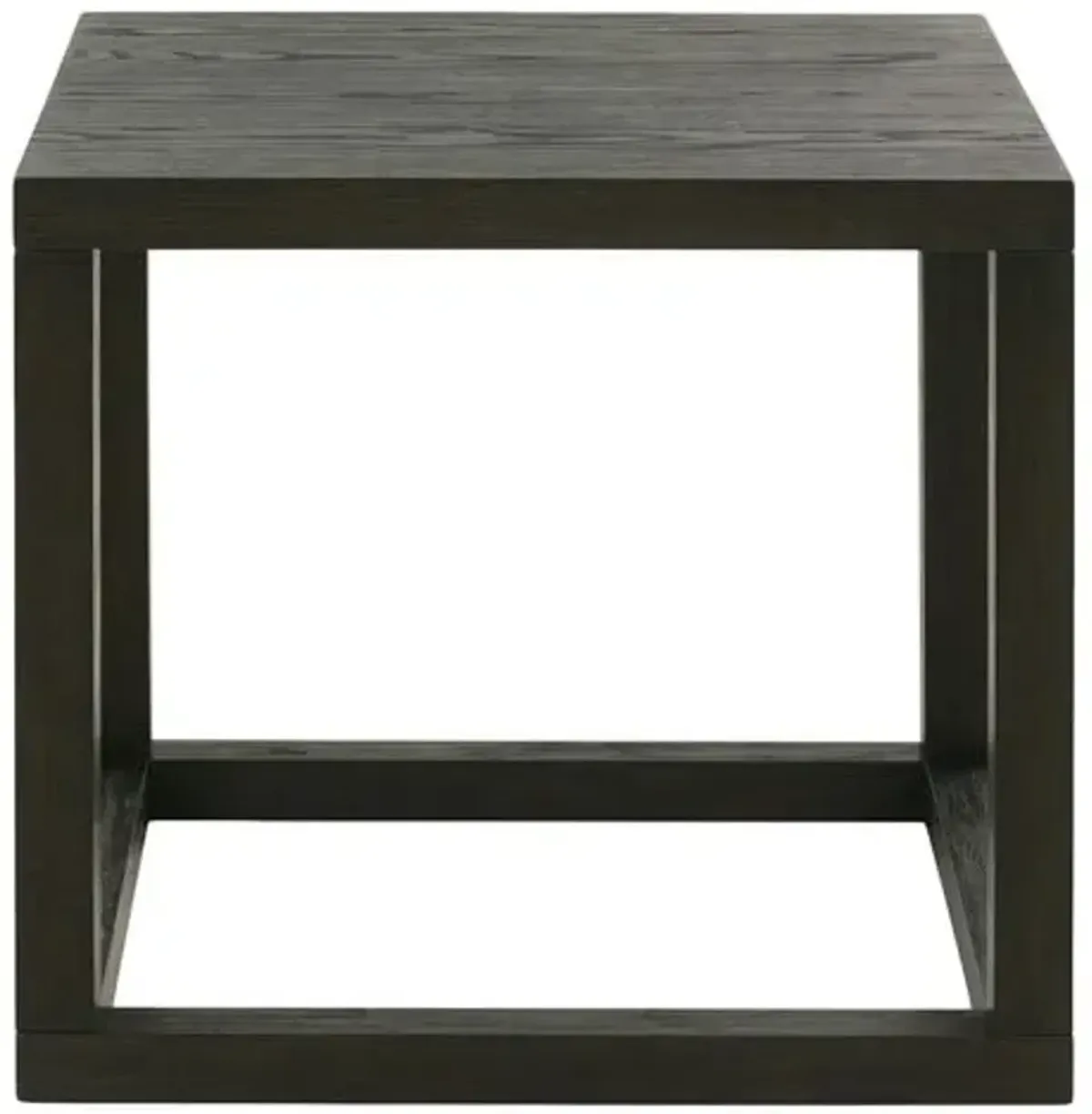 Rex Square Side Table - Black