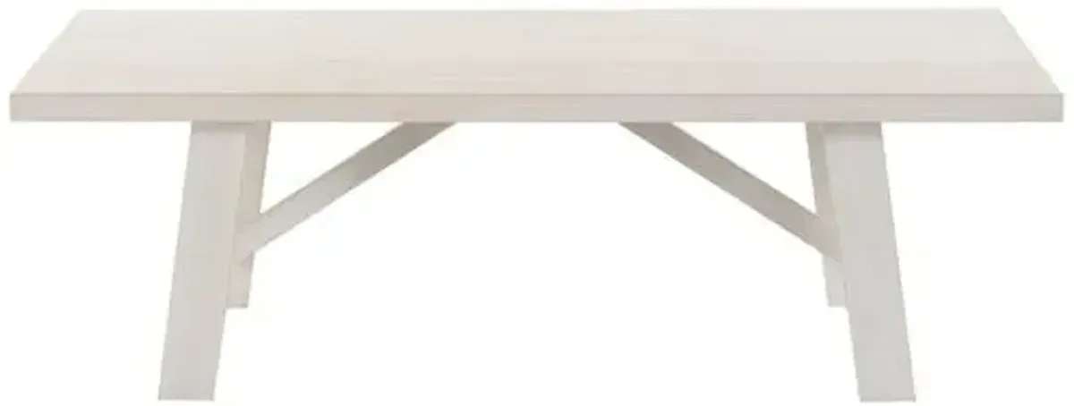 Oakley Rectangular Coffee Table - Nordic White