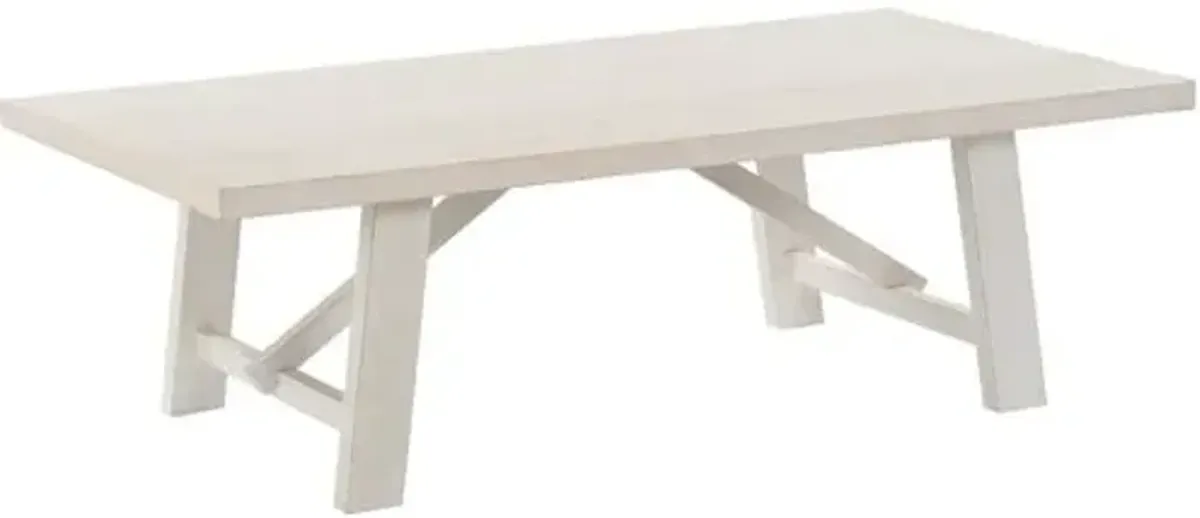 Oakley Rectangular Coffee Table - Nordic White