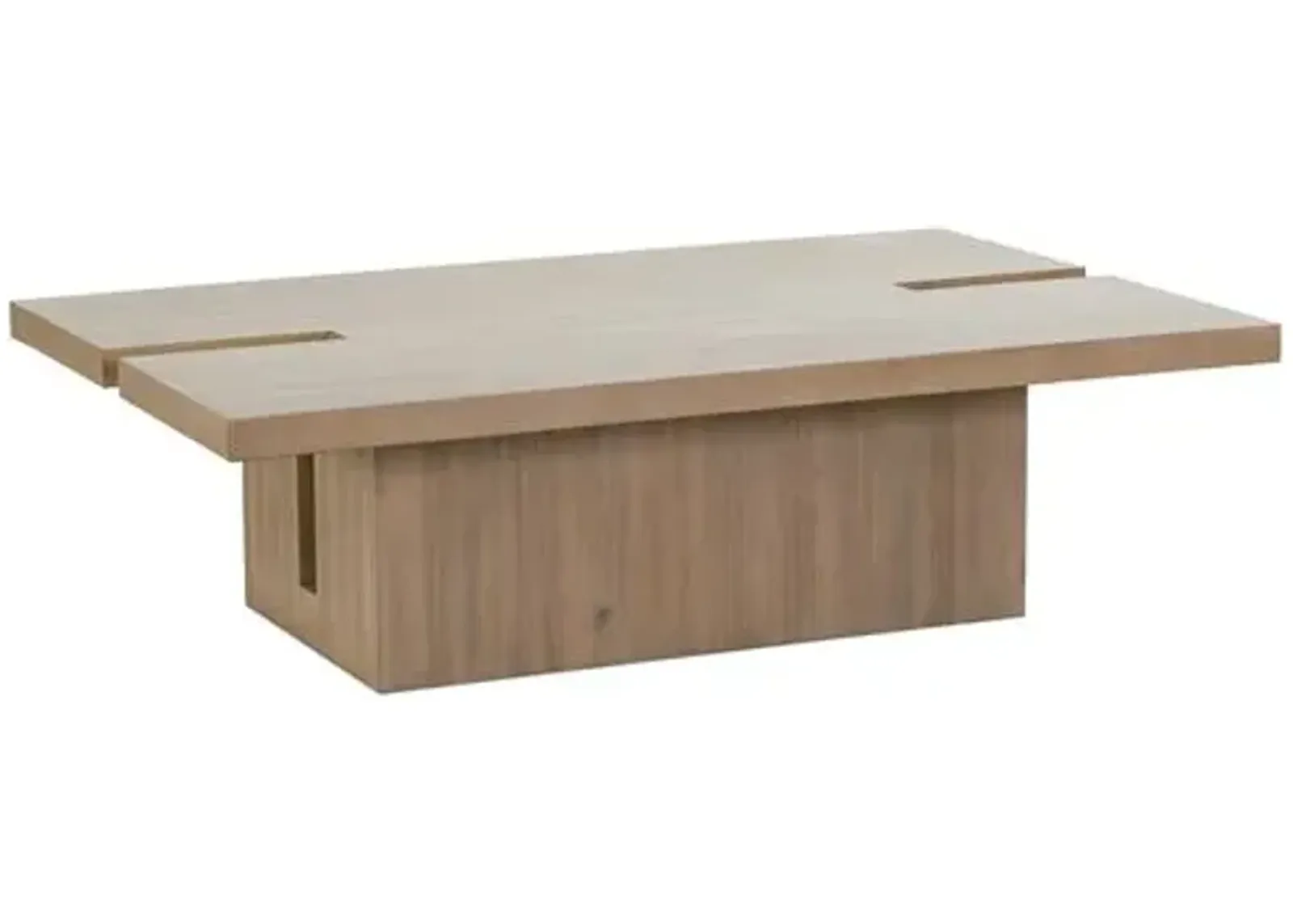 Henry Rectangular Coffee Table - Fawn