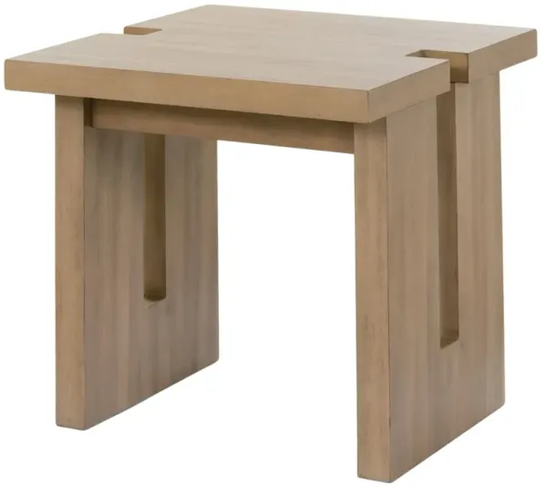 Henry Square Side Table, Fawn