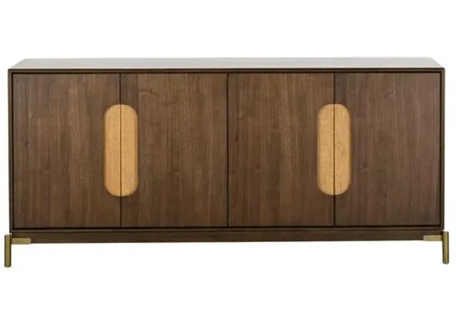 Flint Walnut Venner Sideboard - Auburn - Brown