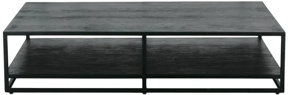 Rex Rectangular Coffee Table, Ink Black