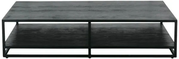 Rex Rectangular Coffee Table, Ink Black