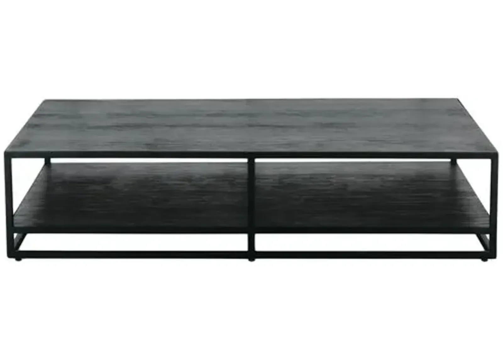 Rex Rectangular Coffee Table - Ink Black