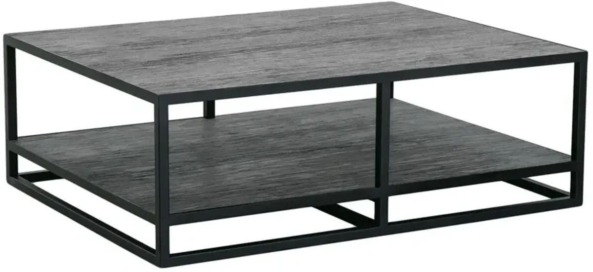 Rex Coffee Table, Ink Black