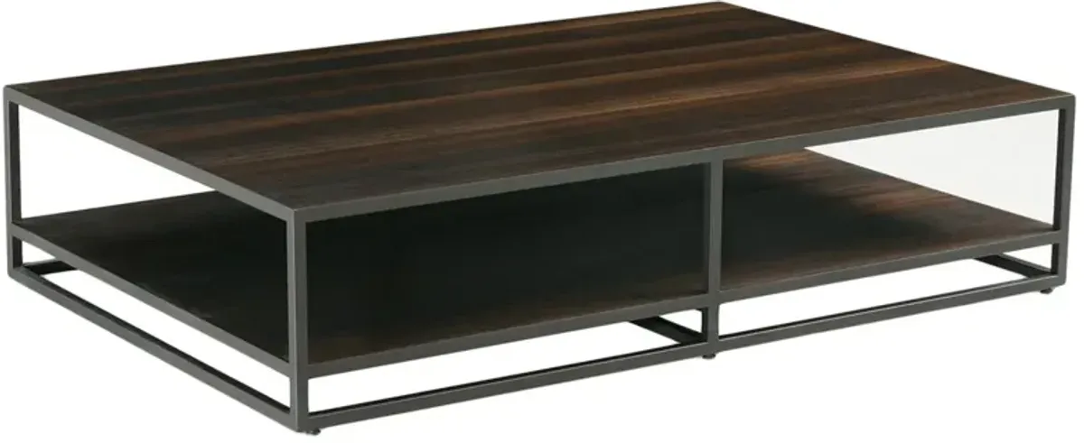 Niles Rectangular Coffee Table, Amber