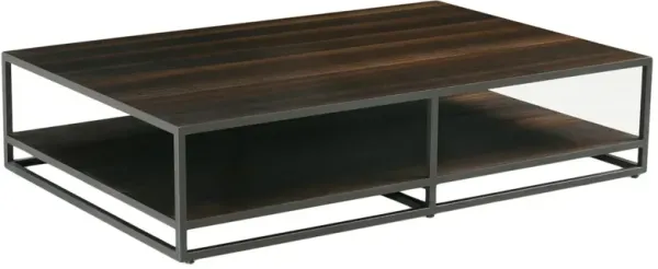Niles Rectangular Coffee Table, Amber
