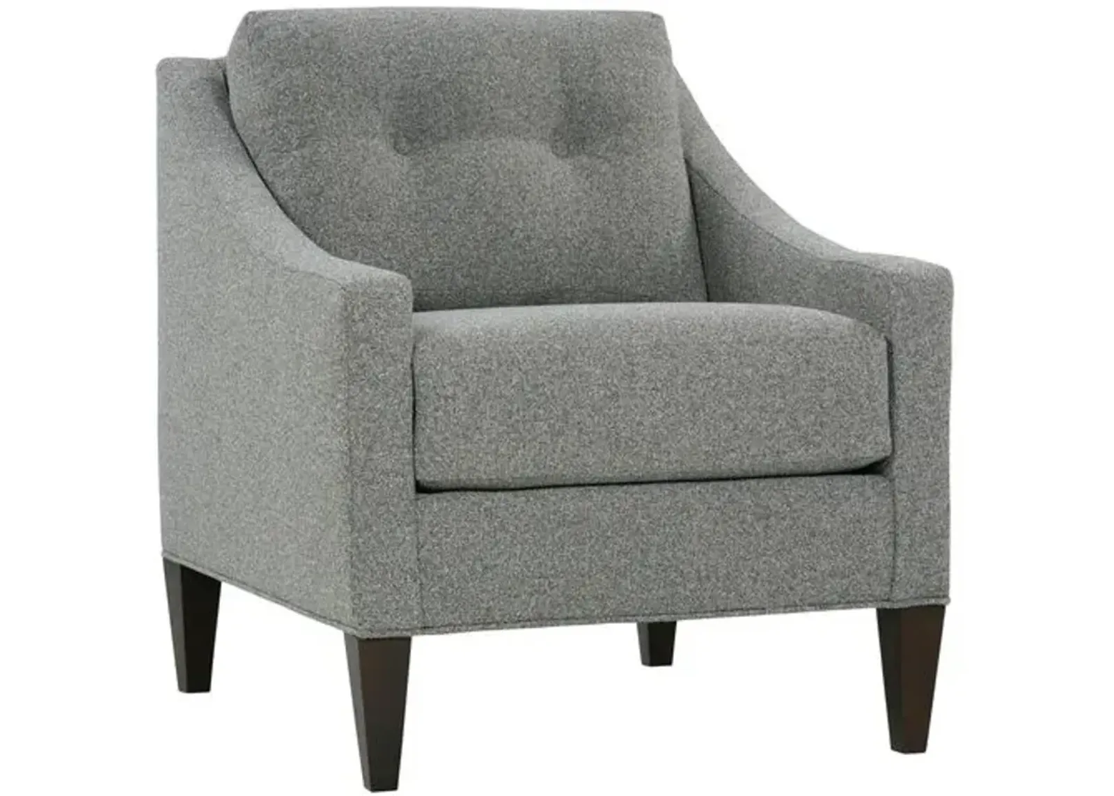 Channing Chenille Accent Chair - Gray, Comfortable, Durable