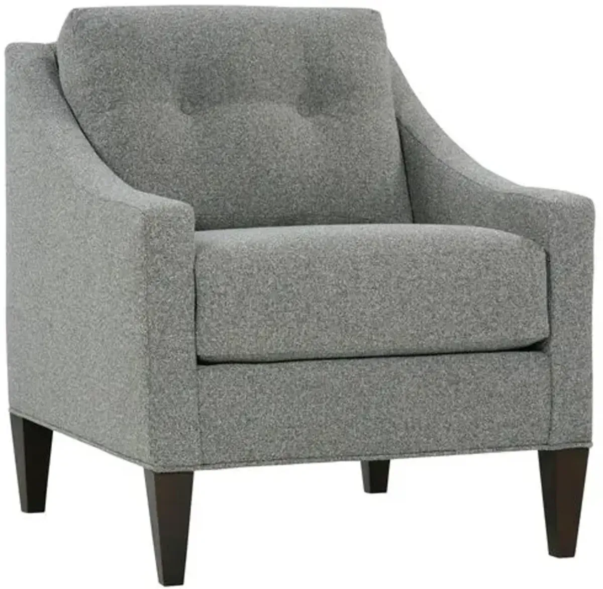 Channing Chenille Accent Chair - Gray, Comfortable, Durable