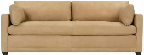 Whitley Bench-Seat Leather Sofa