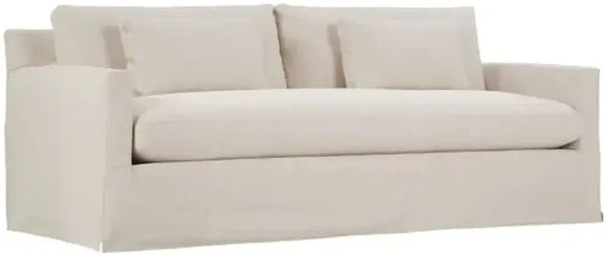 Whitley Slipcover Sofa - Champagne